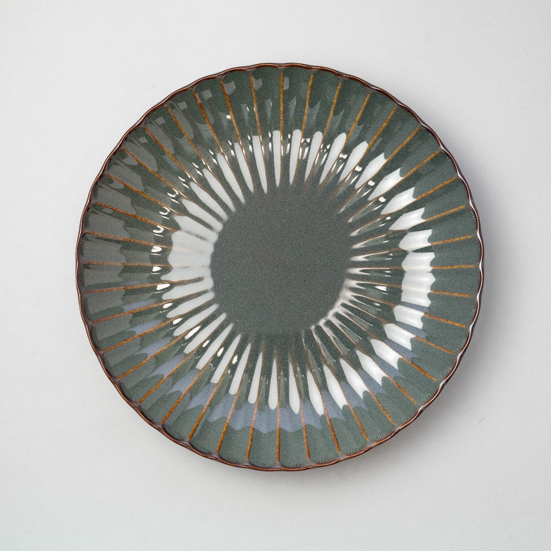 HANA Blue Gray Plate