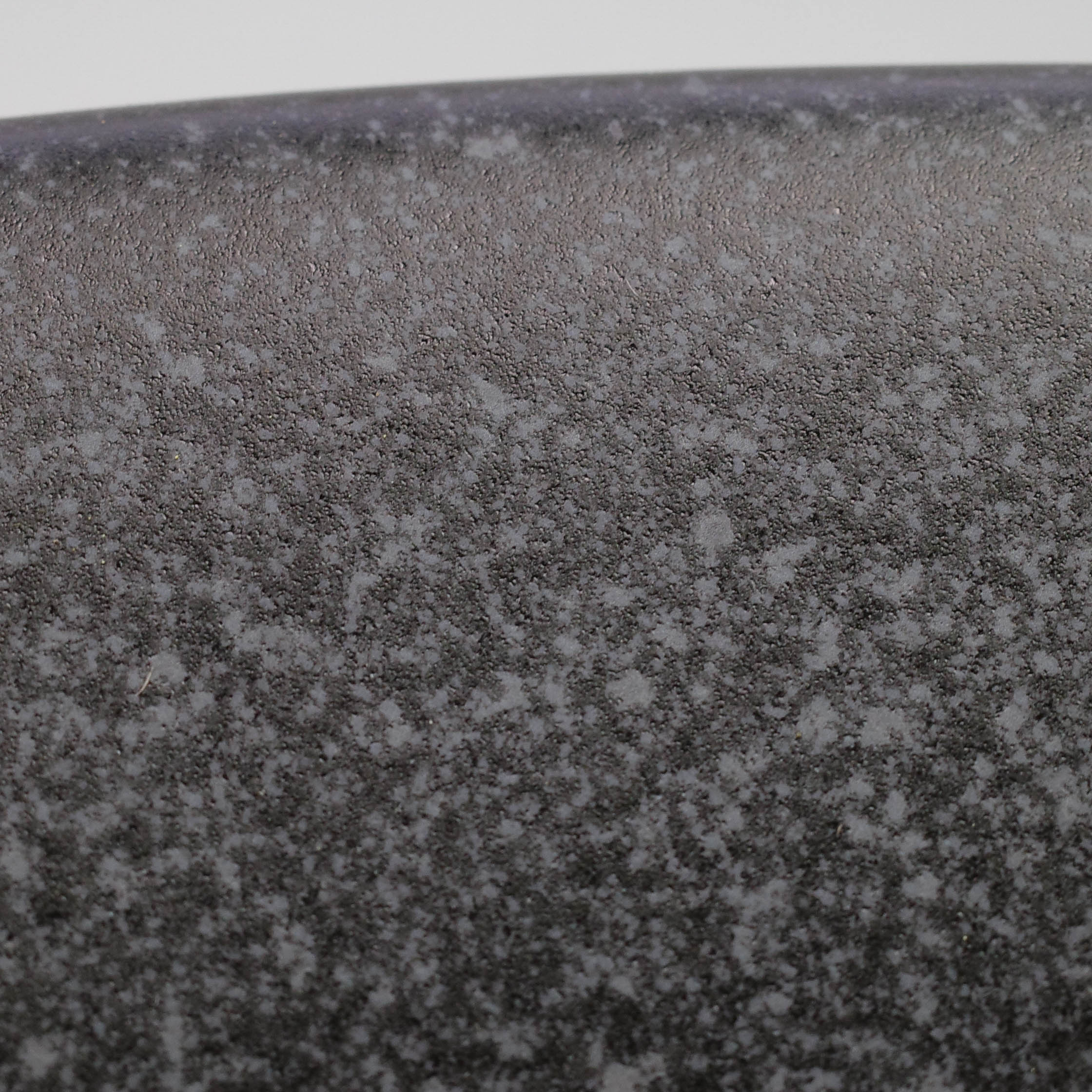 Matte Black 23cm Shallow Bowl