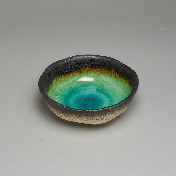 Peacock Green D12.5cm Round Bowl
