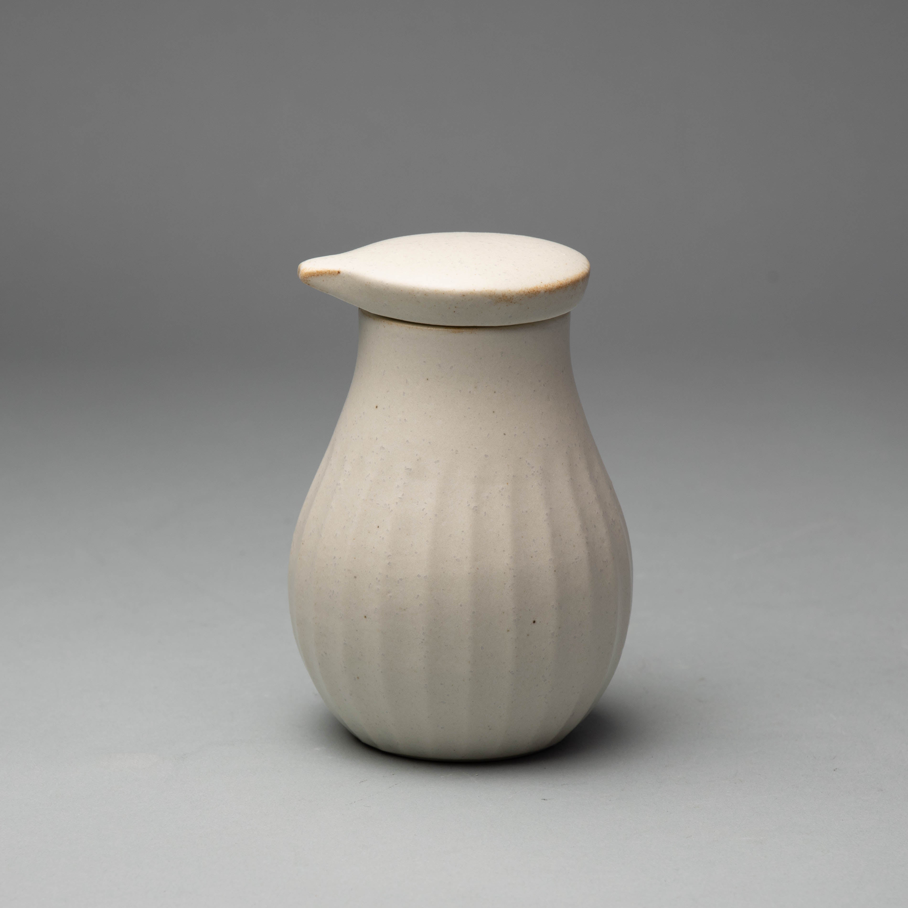Twist Sauce Pot PALM White Large
