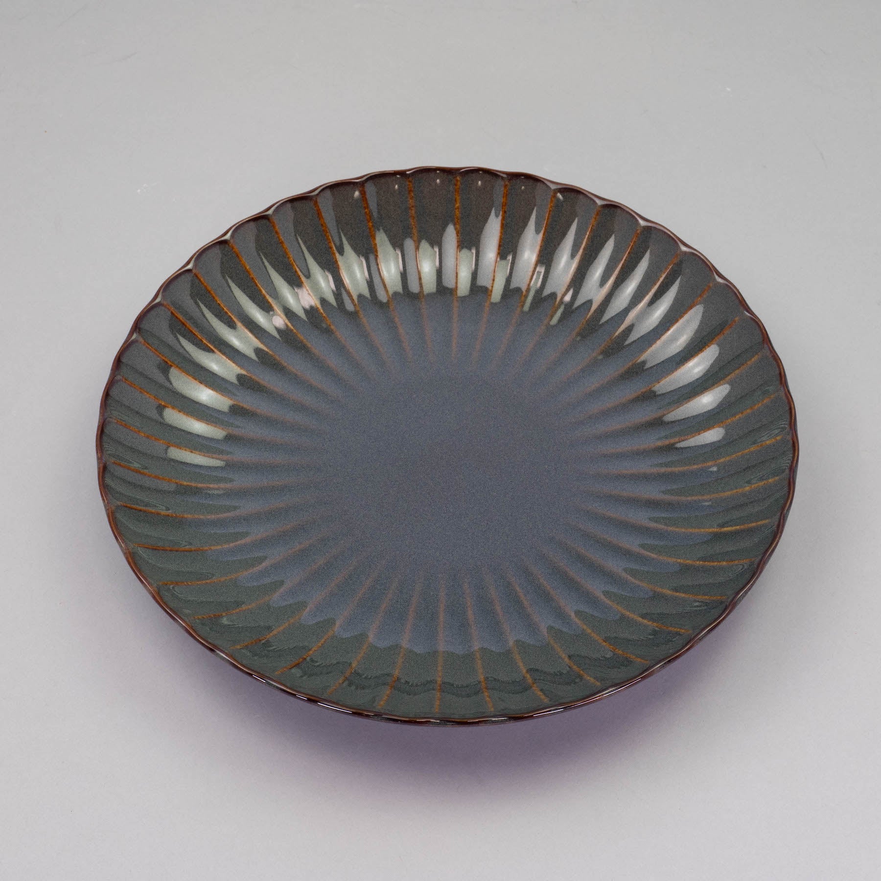 HANA Blue Gray Plate