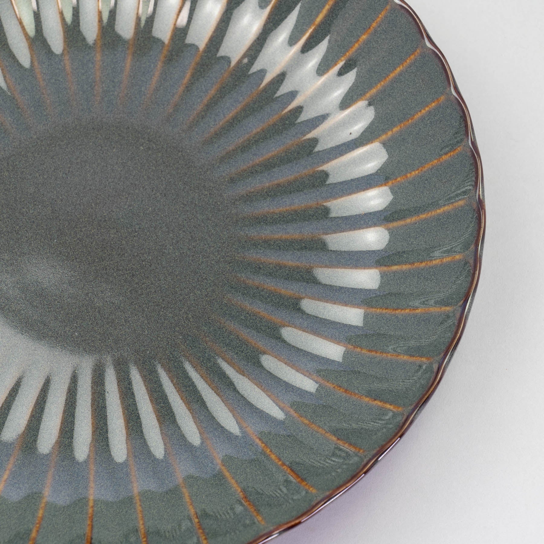 HANA Blue Gray Plate
