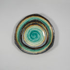 Peacock Green Triangle Plate