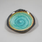 Peacock Green Triangle Plate