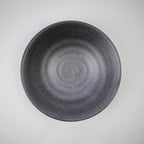 Matte Black 23cm Shallow Bowl