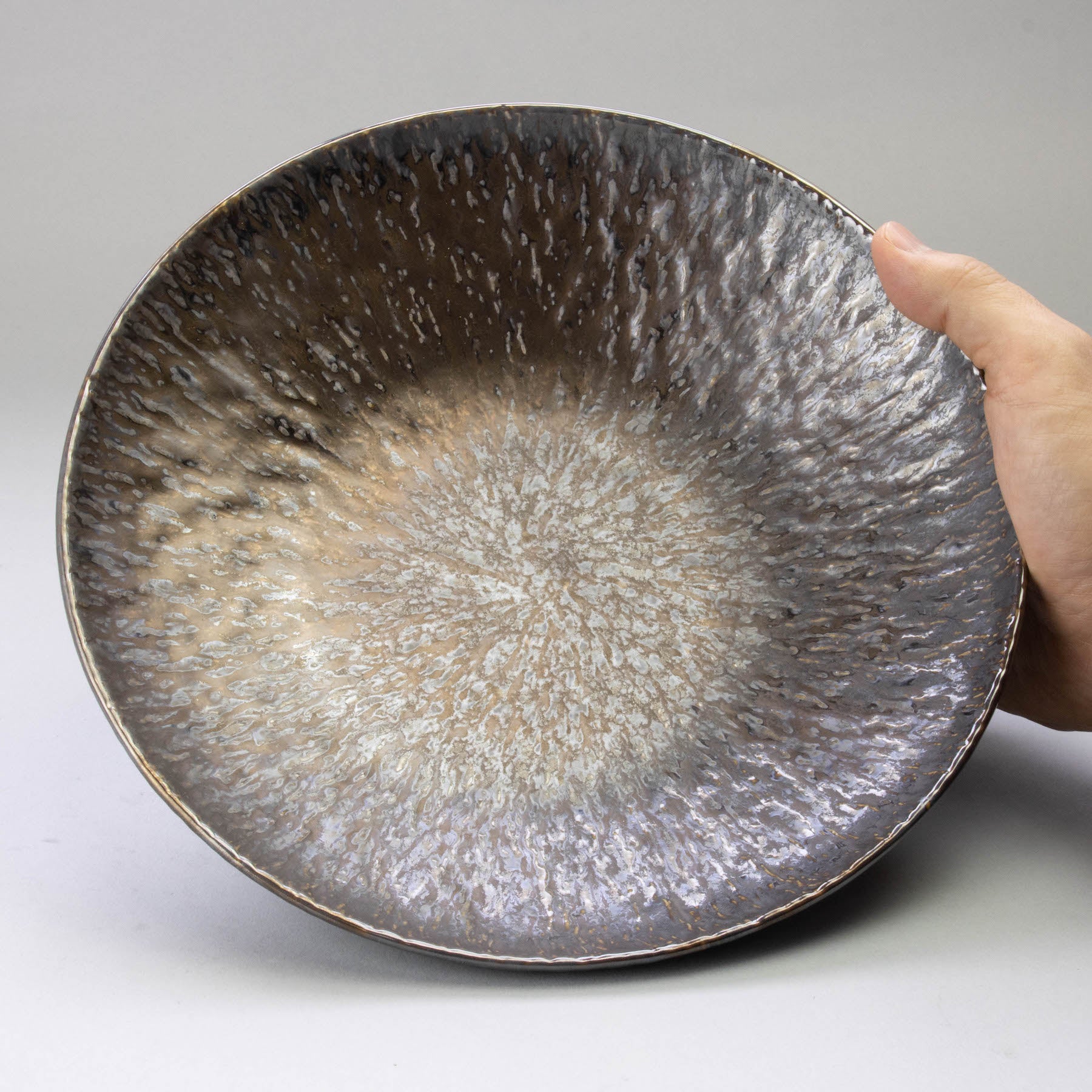Gold Kessho D23.5cm Tall Bowl