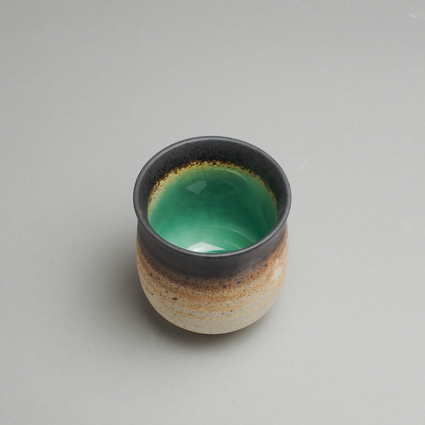 Peacock Green Teacup