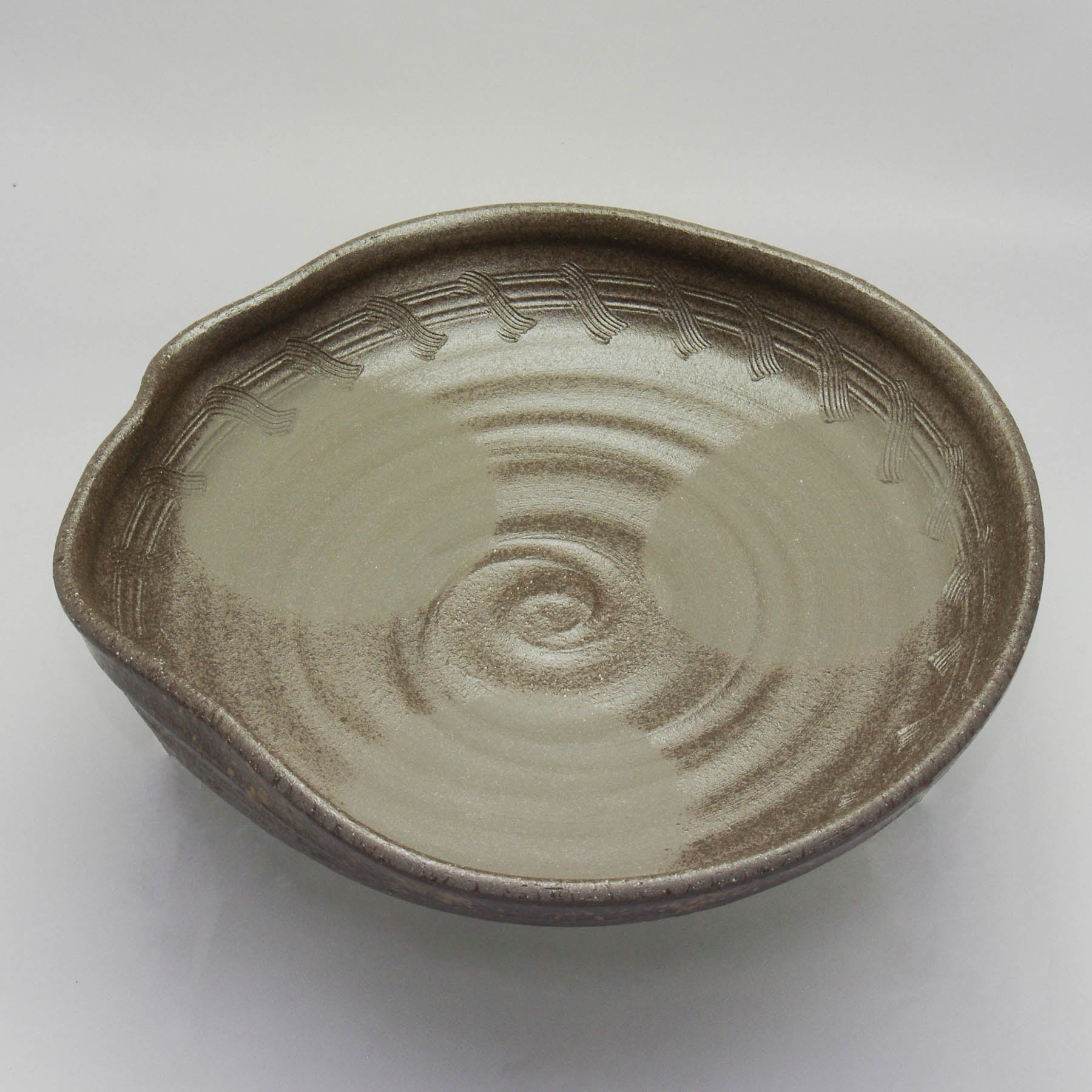 Tanka Flat Warp Bowl - 32.0x31.0x7.0Hcm