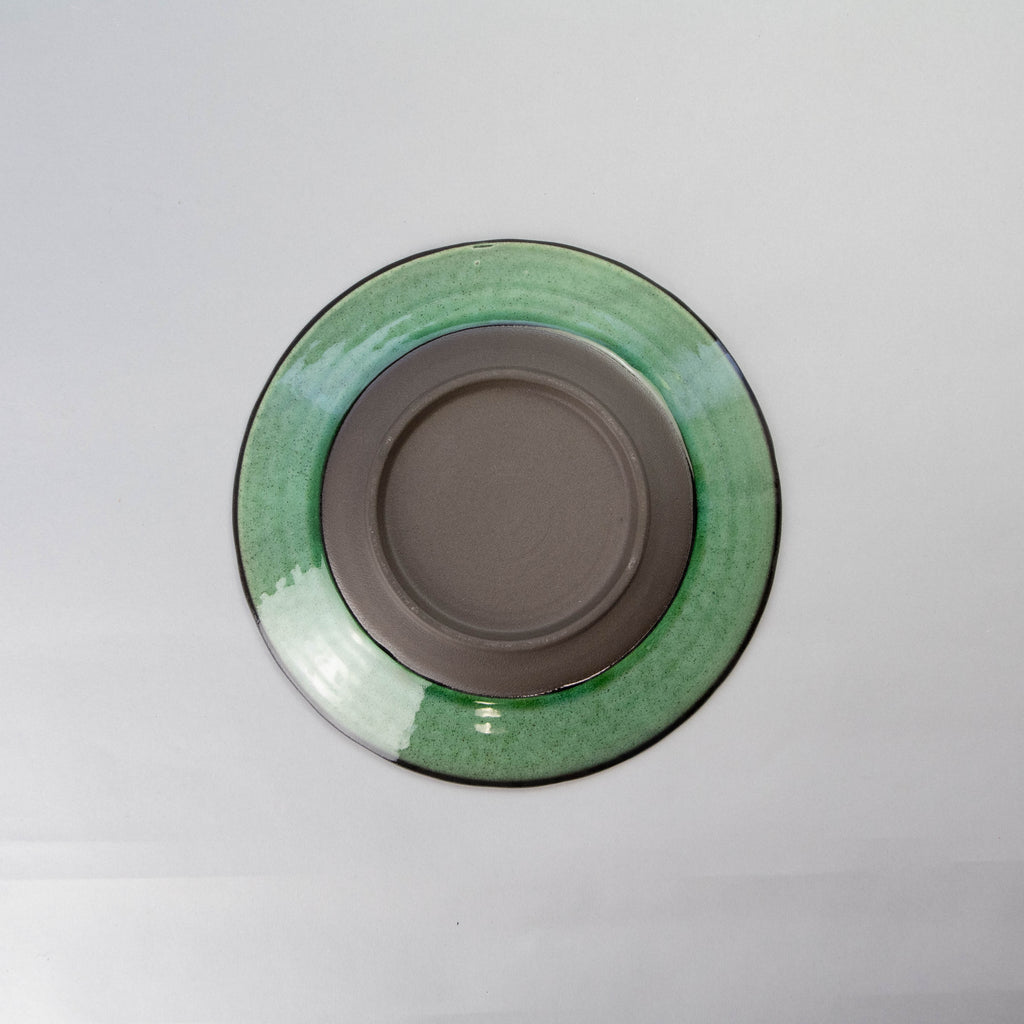 SHINOGI 22.5cm Green Plate