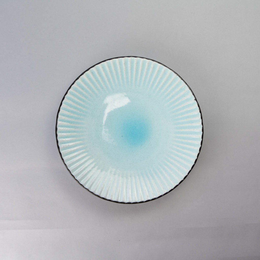 SHINOGI 22.5cm Sky Blue Plate