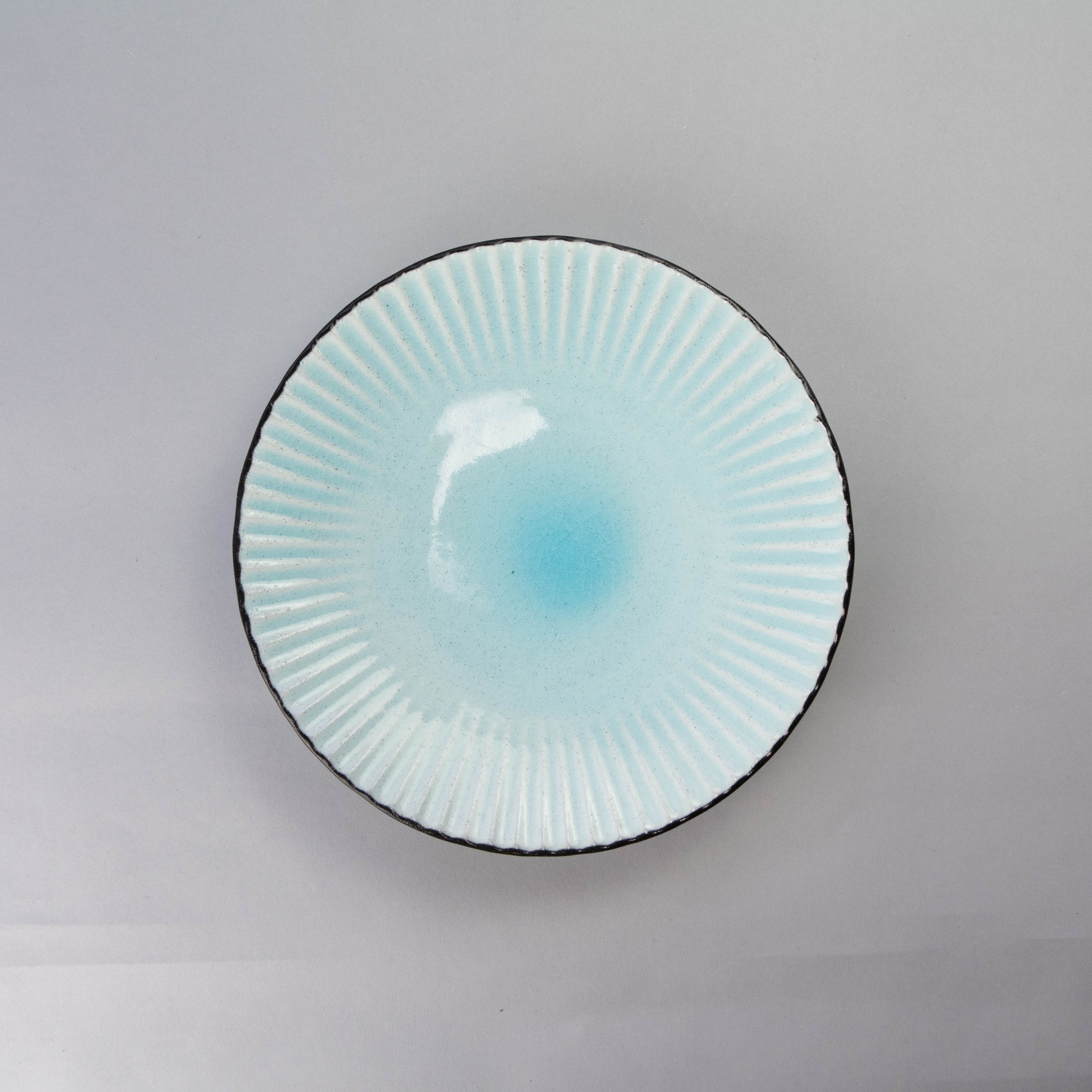 SHINOGI 22.5cm Sky Blue Plate