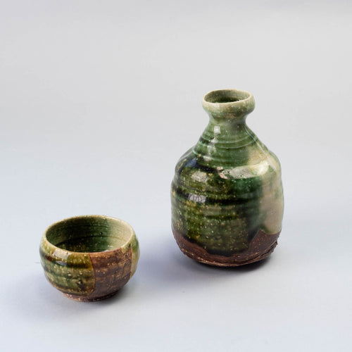 -KEIZAN WADA- IRO ORIBE Sake Set