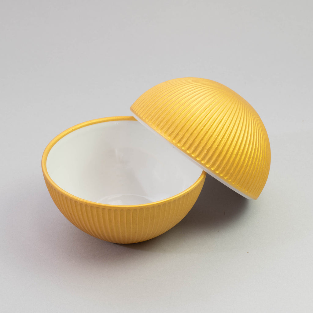 KOGANE Shinogi Lidded Bowl