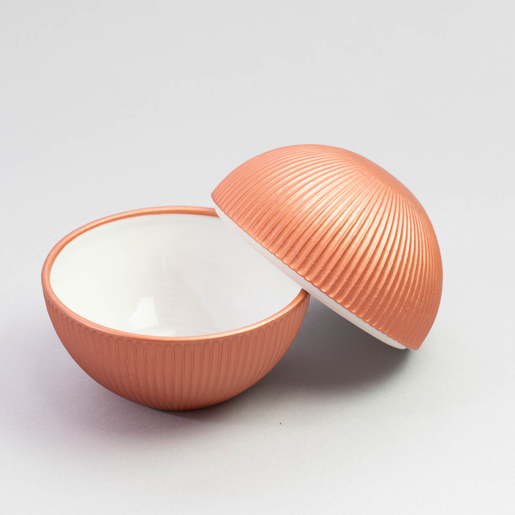 AKAGANE Shinogi Lidded Bowl