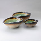 Peacock Green Oval Bowl