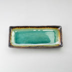 Peacock Green 28.5x12.5cm Rectangle Plate