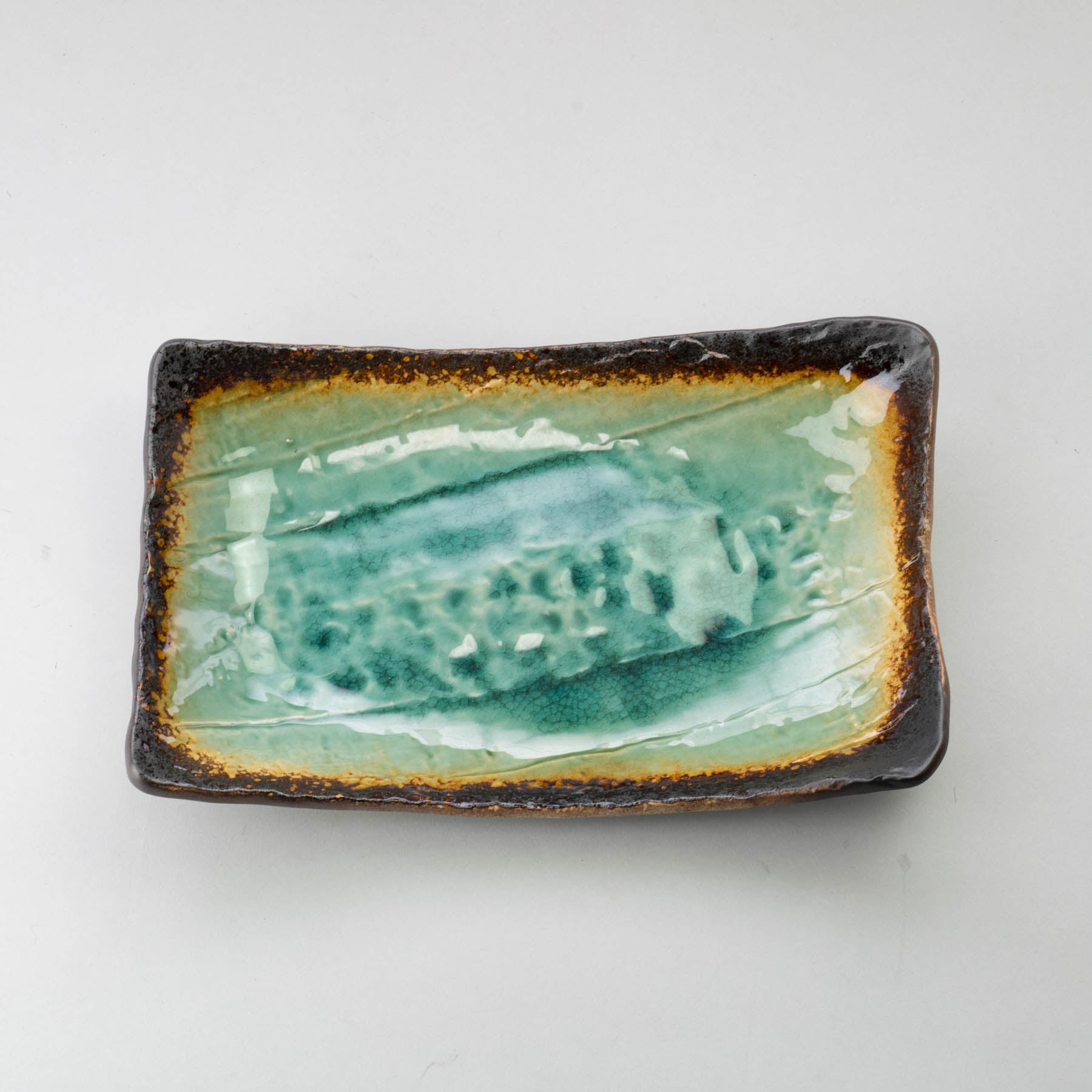 Peacock Green 26.5x12.2cm Deep Plate