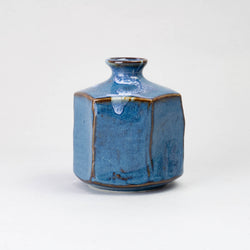 NAMAKO Blue Hexagon Vase