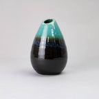 TORUKO TENMOKU Tear Drop Vase