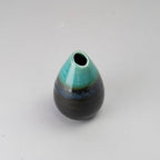 TORUKO TENMOKU Tear Drop Vase