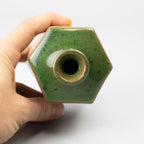 ORIBE Green Hexagon Vase