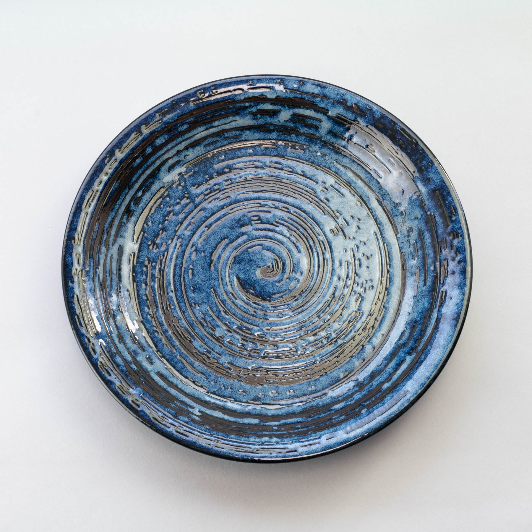 KON Swirl D28.2cm Deep Plate