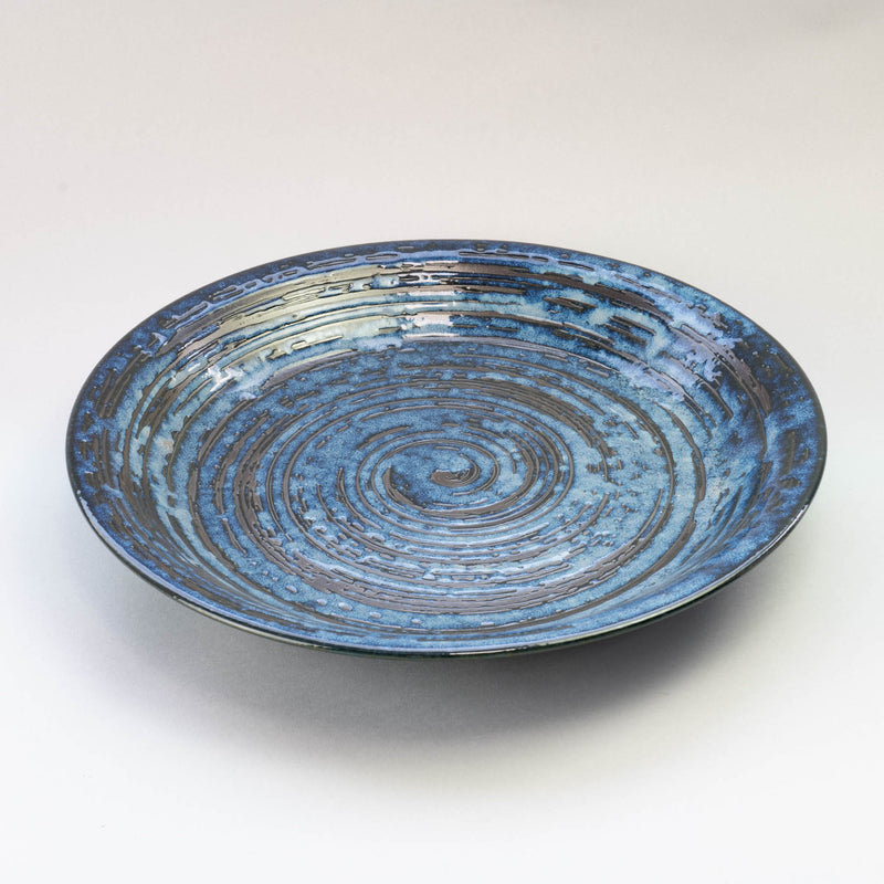 KON Swirl D28.2cm Deep Plate