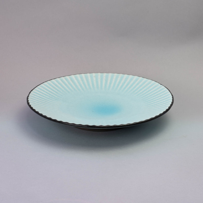 SHINOGI 22.5cm Sky Blue Plate