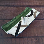Oribe Brush 37cm Legged Plate