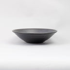 Matte Black 23cm Shallow Bowl