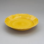 Yellow D18.5cm Flower Plate