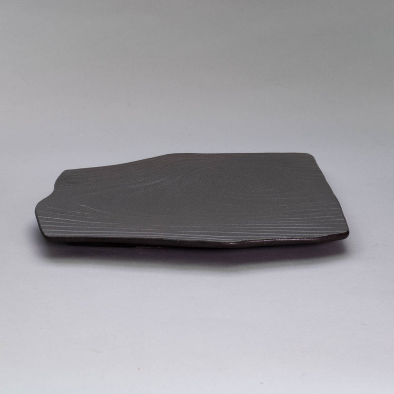 TANKA Black Mokume 20cm Plate