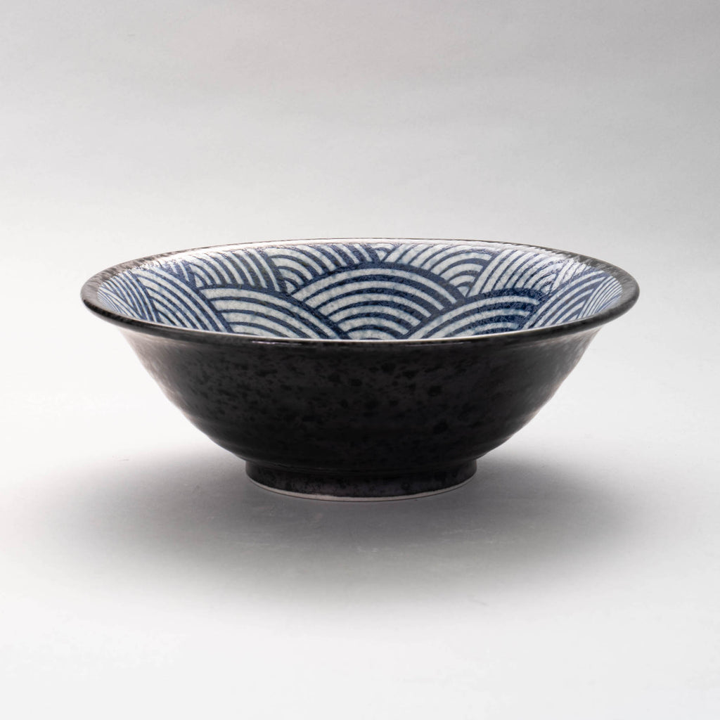 SEIGAIHA Blue Wave 20cm Noodle Bowl