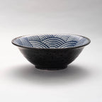SEIGAIHA Blue Wave 20cm Noodle Bowl