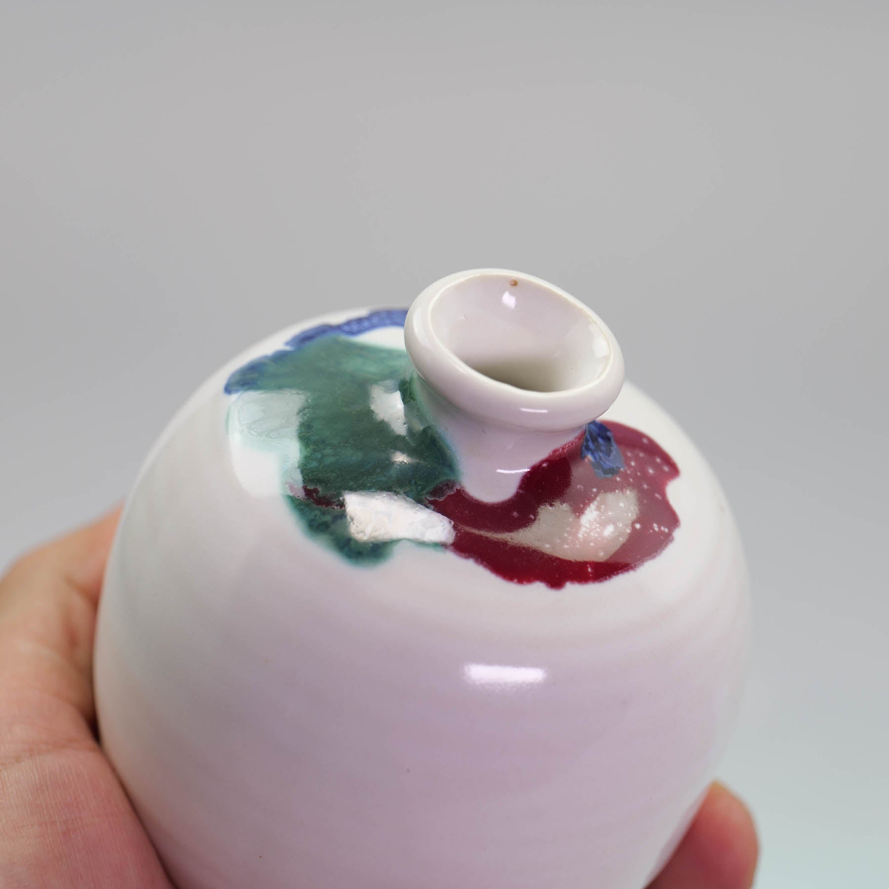 Tricolor Flower Vase