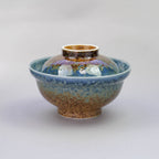 AINAGASHI Blue 15.5cm Lidded Bowl
